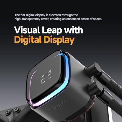 Ocypus Iota L36 CPUクーラー 水冷、デジタルディスプレイ、360MM AIO