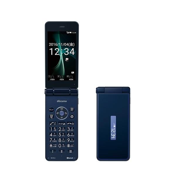 AQUOS SH-01J ケータイ docomo ブルーブラック [Blue Black] ガラホ
