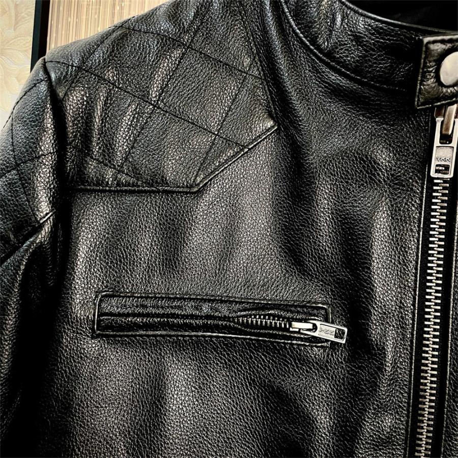 20%off レザージャケット EU製 Uaboni*Paris*ユアボニ 牛革 レザー