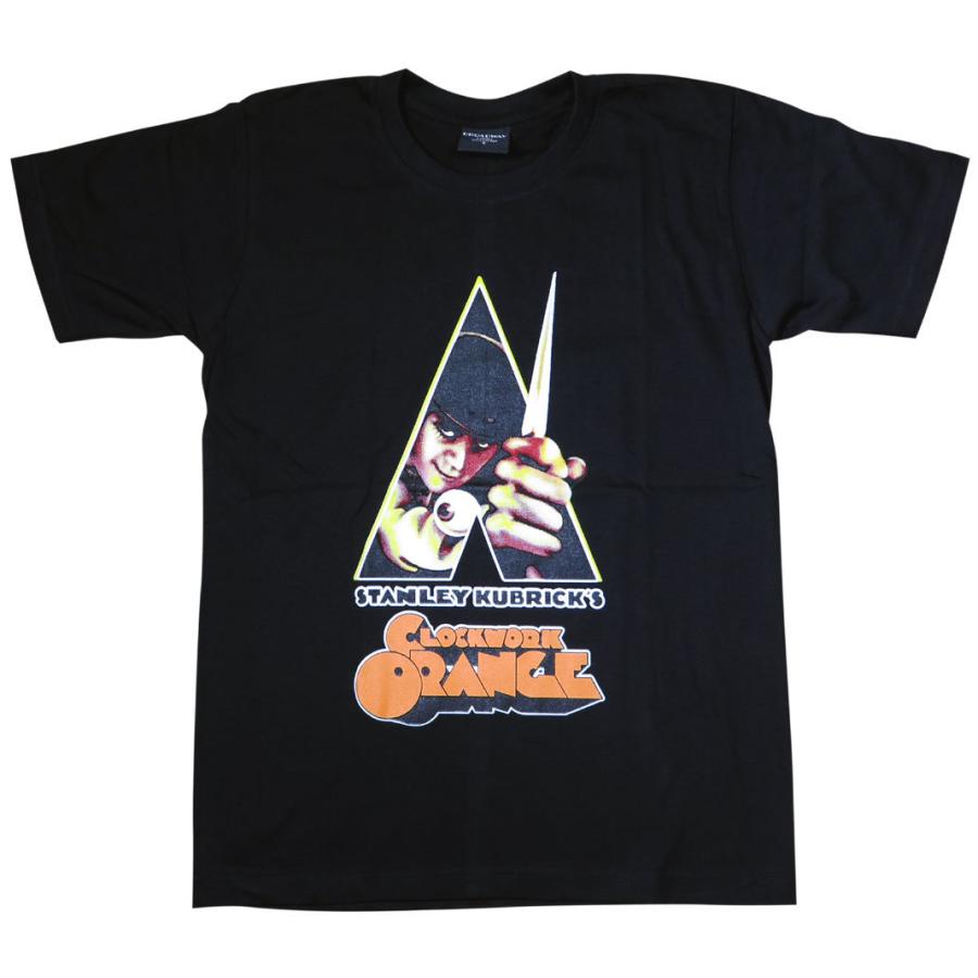 Tシャツ 時計仕掛けのオレンジ CLOCKWORK ORANGE brw 黒 ブラック 時計