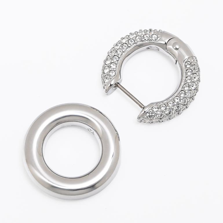 SWAROVSKI（スワロフスキー） ピアス Dextera フープピアス クリア