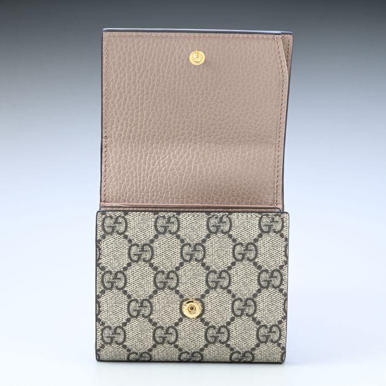 GUCCI（グッチ） 二つ折り財布 ミニ財布 レディース プチ マーモント