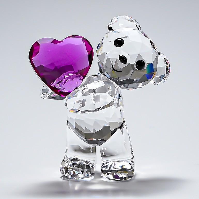 スワロフスキー クリスタルベア ハート付き SWAROVSKI（スワロフスキー