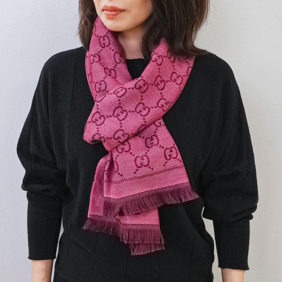 ❤新品箱袋付き❤GUCCI コレクション マフラーショール ストール❤最