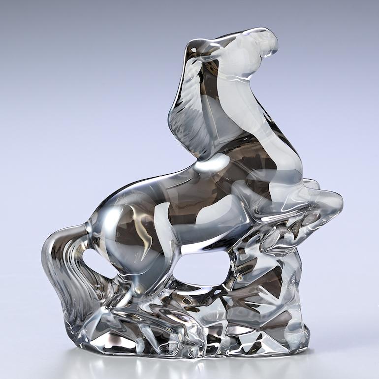 ☆美品☆バカラ 天使 オブジェ 透明感あふれるクリスタル置物 バカラ