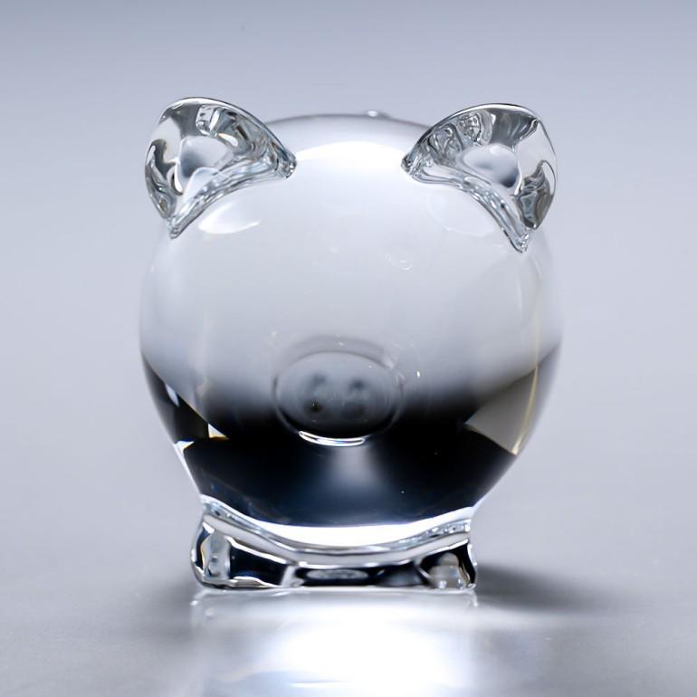 バカラ（Baccarat） クリスタルフィギュア 豚 ミニマルズ MINIMALS