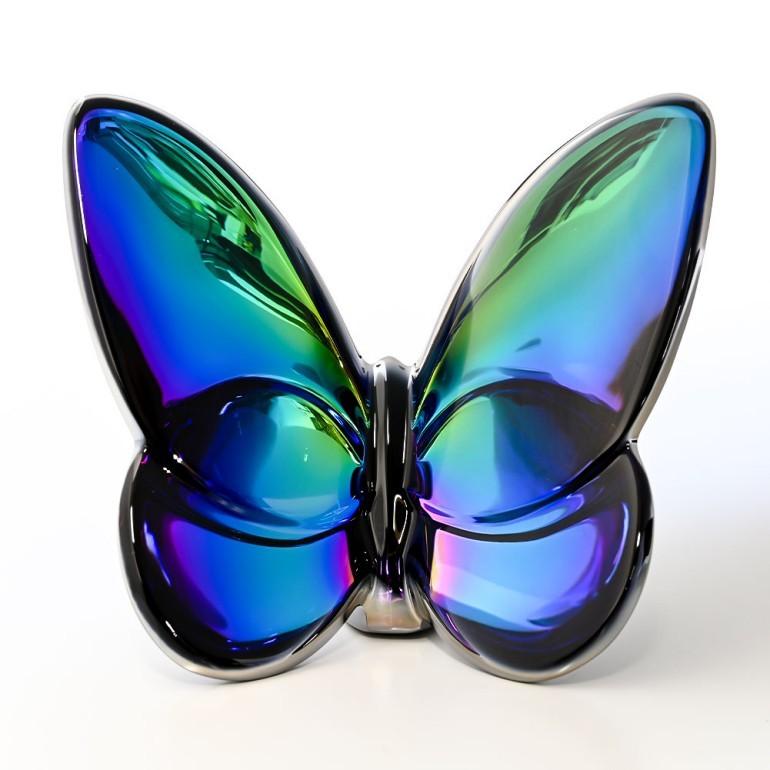 バカラ（Baccarat） クリスタルフィギュア ラッキーバタフライ