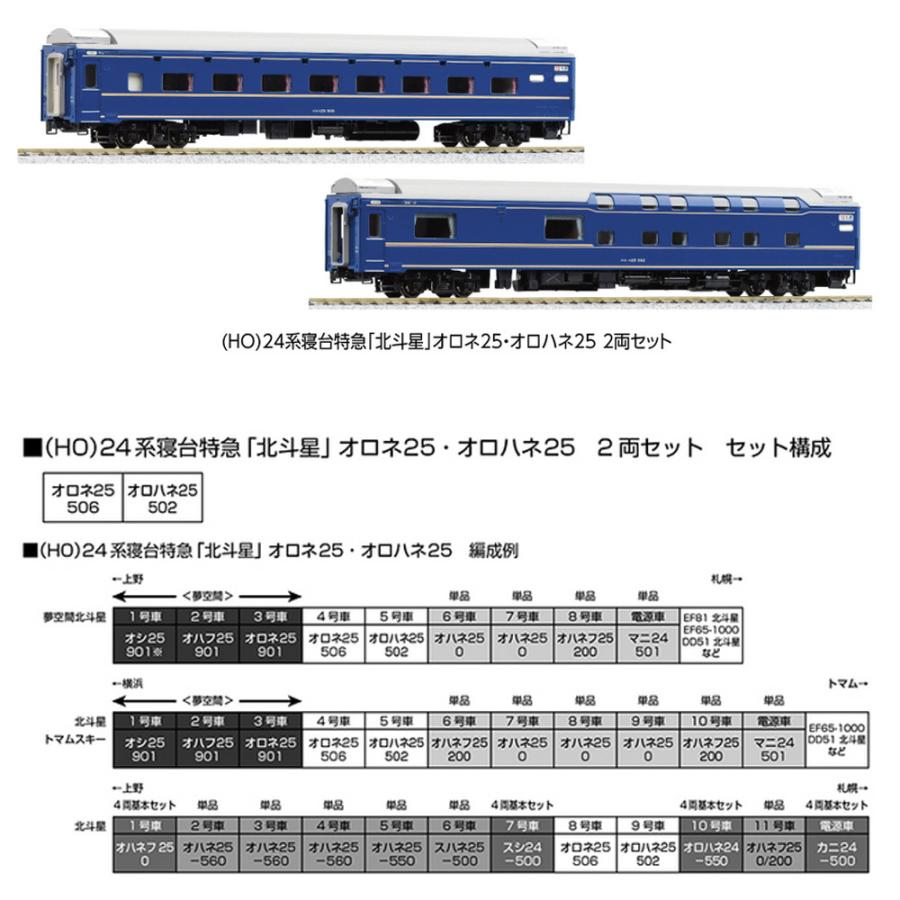 即納 【HO】 No:3-531 KATO (HO)24系寝台特急 「北斗星」 オロネ25