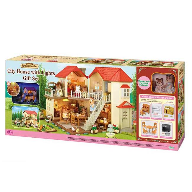 エポック シルバニアファミリー あかりの灯る大きなお家 ギフトセット