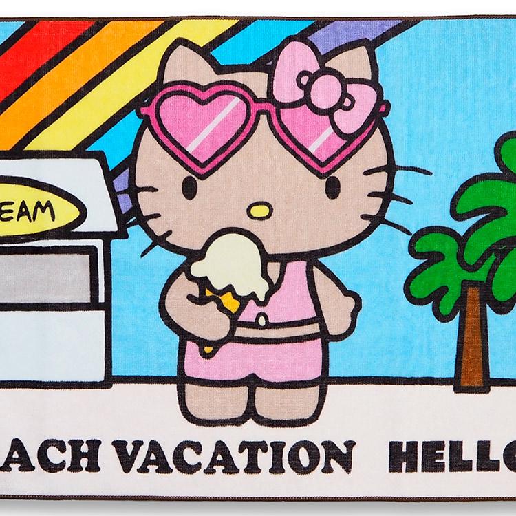 キティ ダニエル 日焼け ハワイ ハイビスカス ウクレレ タオル