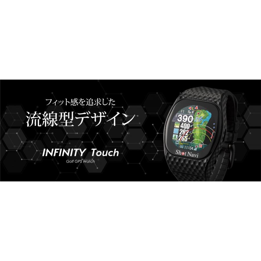 Shot Navi Infinity Touch GPSナビウォッチ ブラック INFINITY Touch