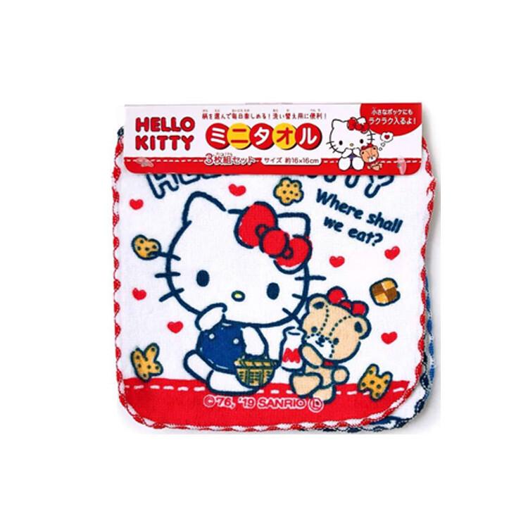 ハローキティプチタオル19枚セット ハローキティタオルアソートセット