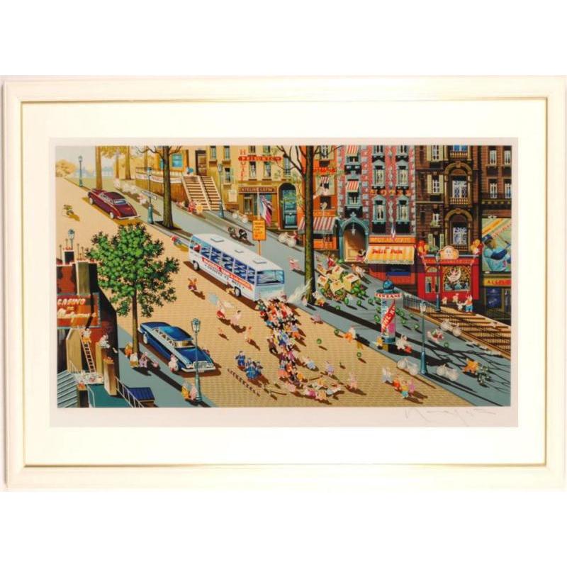 ヒロ・ヤマガタ エクスプレス インテリア 絵画 シルクスクリーン 版画