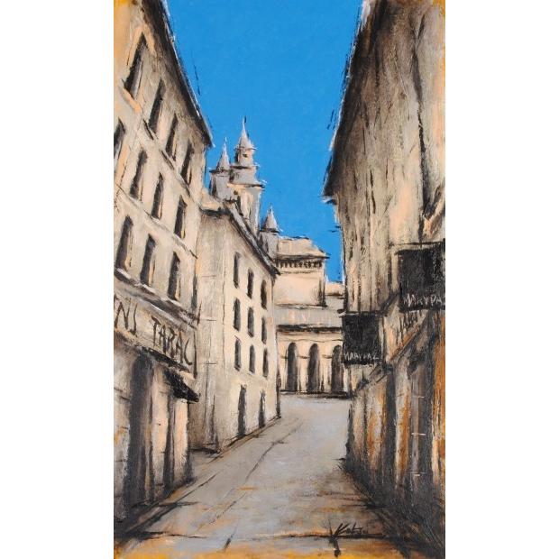 油絵スペインの丘 油絵スペインの丘