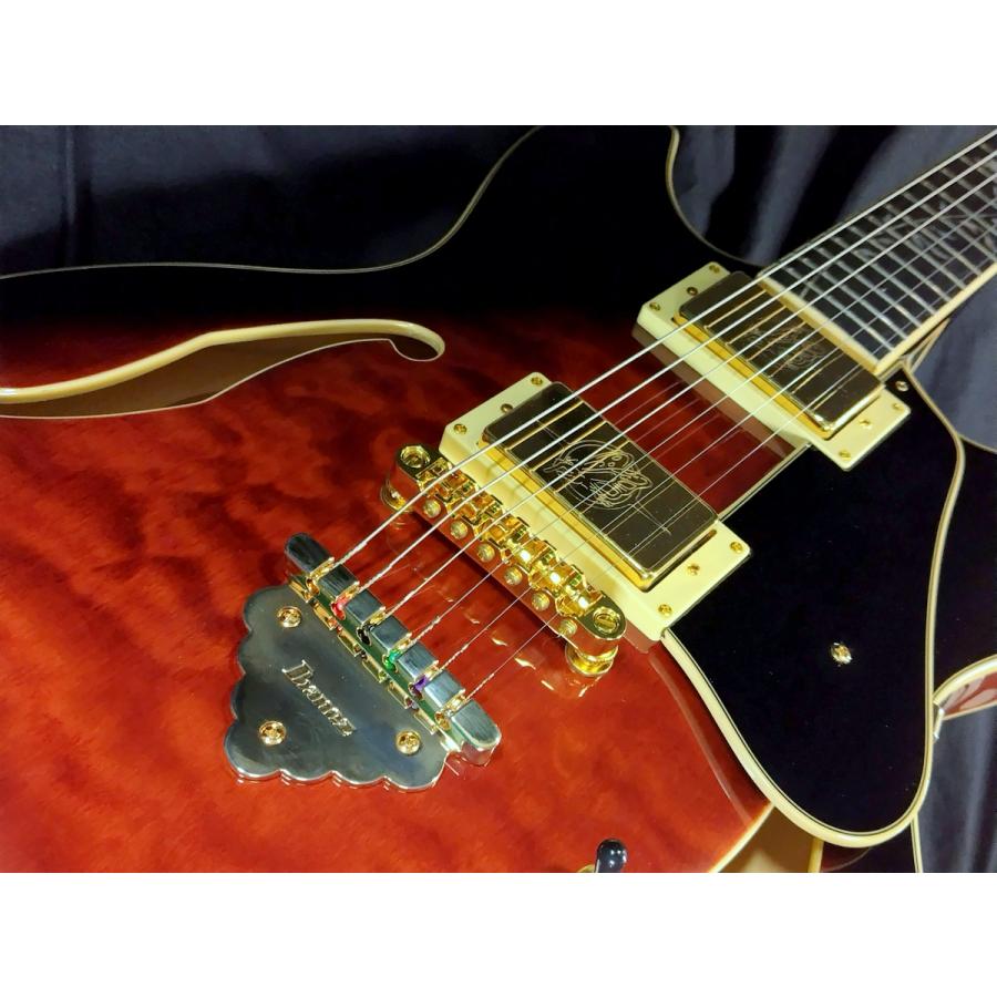 Ibanez（アイバニーズ） AS93QMSP DBS : Dark Brown Sunburst セミアコ