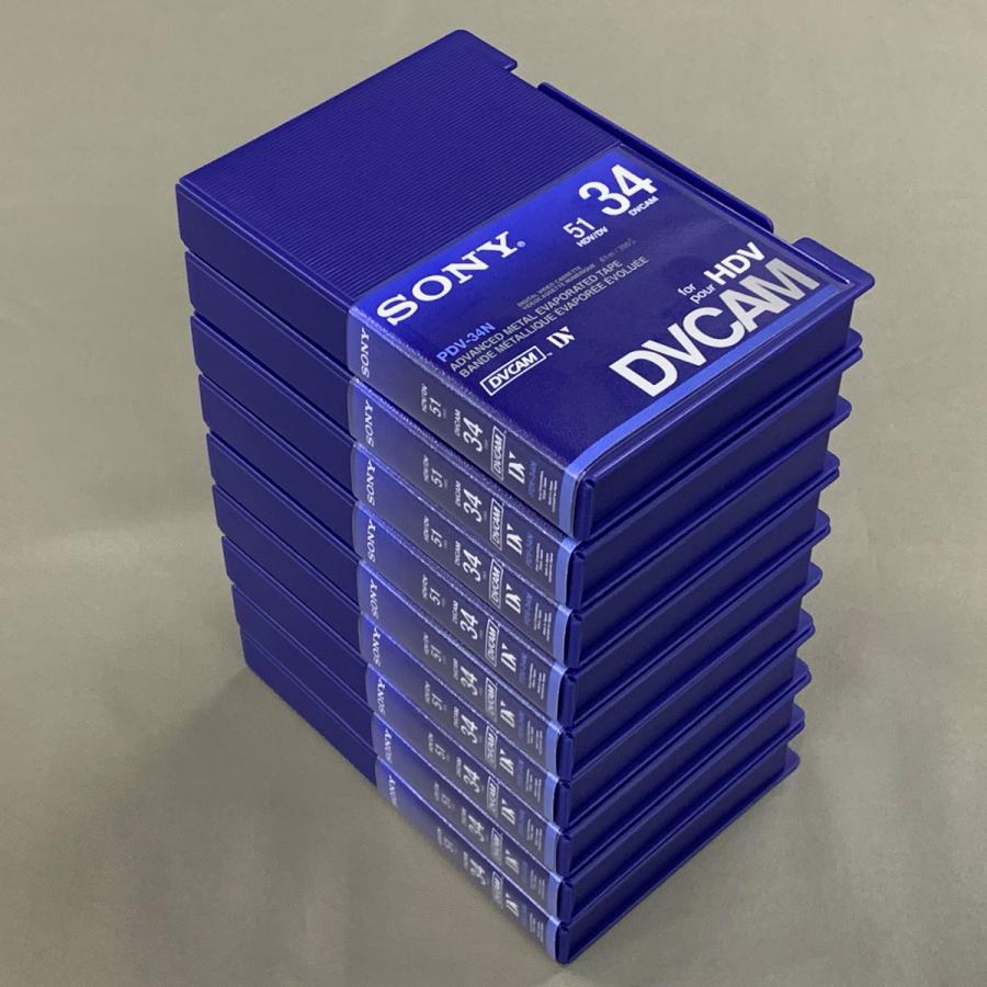 SONY（ソニー） まとめ売り 9本 SONY PDV-34N DVCAMテープ 標準