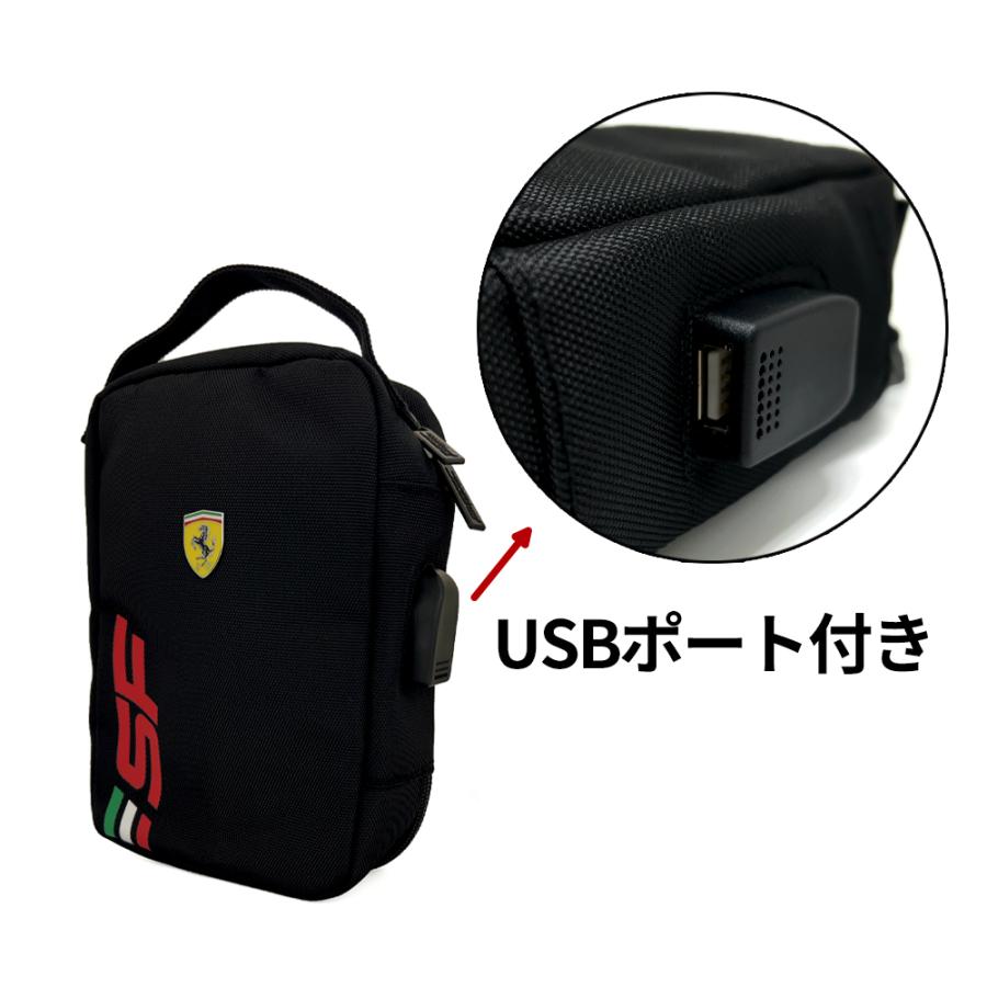 Ferrari（フェラーリ） バッグ ロゴ ハンドバッグ かばん チャック SF