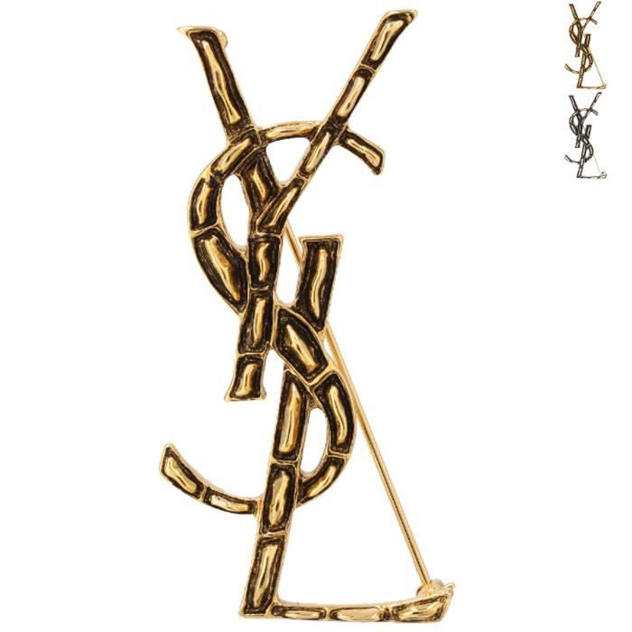 SAINT LAURENT 【並行輸入品】 PARIS ブローチ カサンドラ