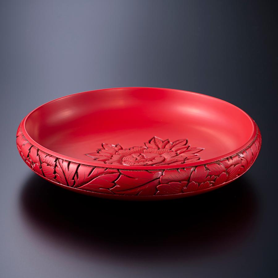 村上の伝統工芸『村上木彫堆朱 菓子器 7寸』 : 道の駅朝日-朝日みどり