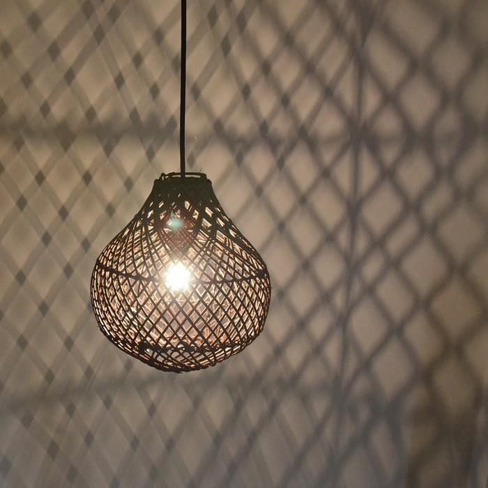 アジアン照明 ラタン 籐 吊り下げ インテリア 間接照明 シーリング