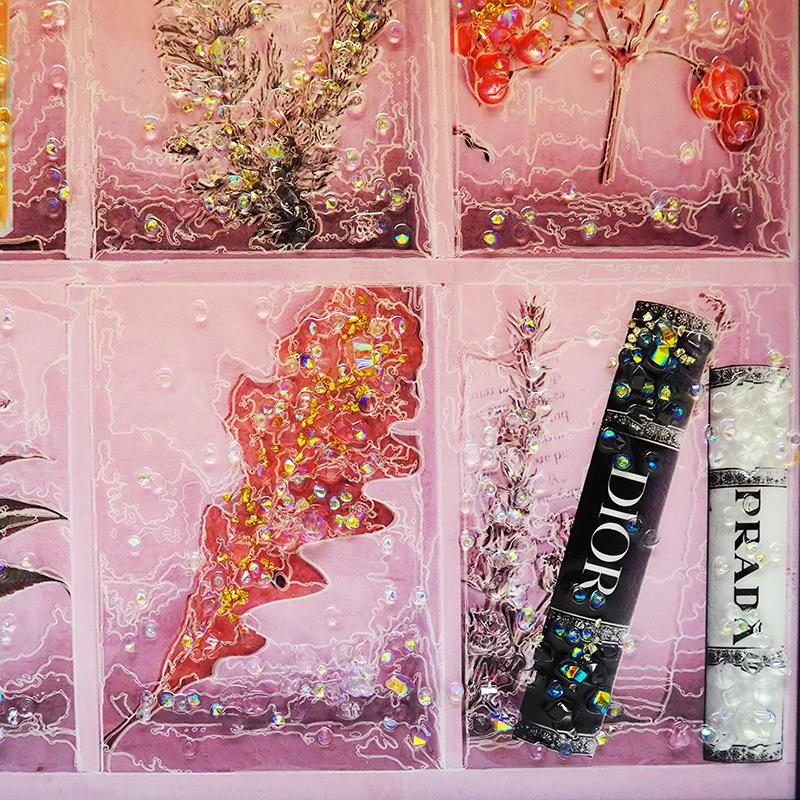 クリスタルアート ボックスII 41x31cm オマージュアート おしゃれ