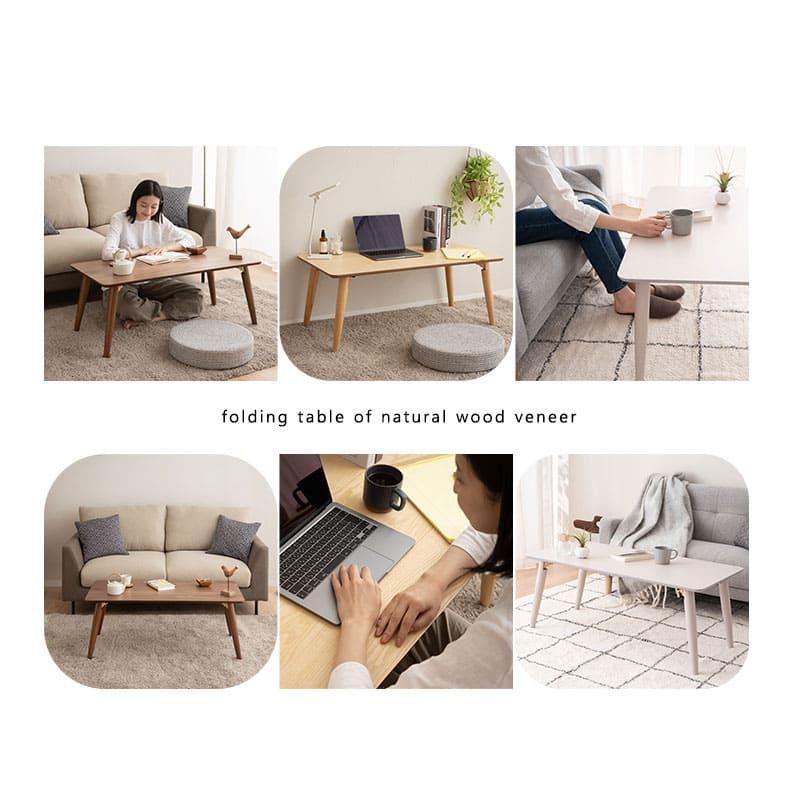 EMOOR（エムール） 折りたたみ テーブル 幅105cm 長方形 角型 完成品