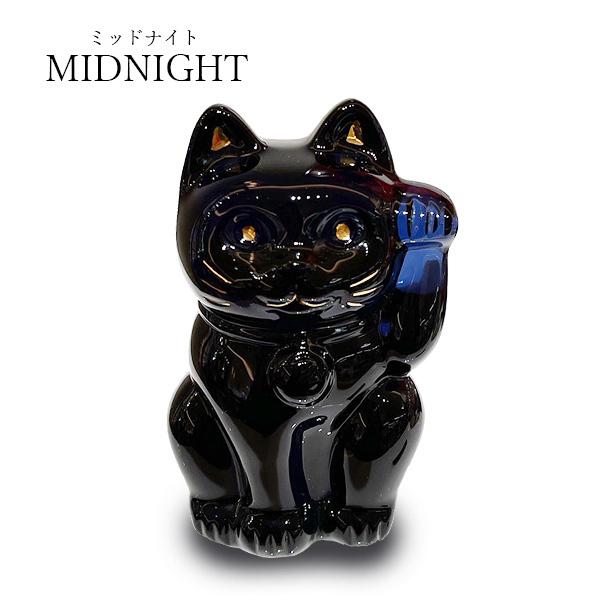 バカラ（Baccarat） まねき猫 レッド ミッドナイト ゴールド Sサイズ