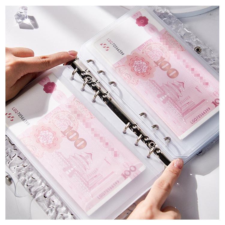 韓国 貯金バインダー お金管理 A6 バインダー リフィル 家計管理 貯金