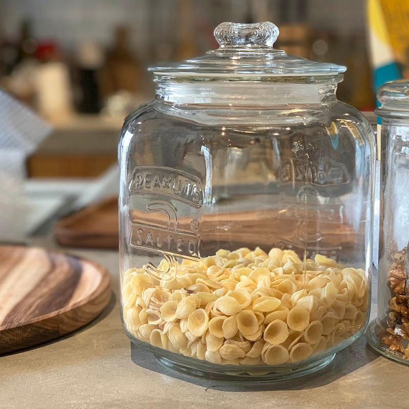 ビンテージ木製クッキージャーキャニスターアンティークレトロ