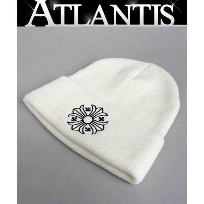 Chrome Hearts 白ニット帽