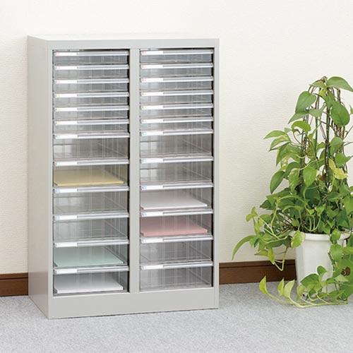 レターケース A4 浅18段 × 2列 ) 一体型 スチール 書類ケース 分類