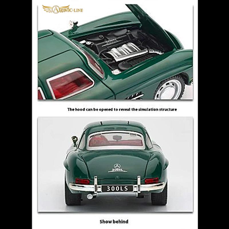 1954年 メルセデス ベンツ 300SL クーペ 1/32 ミニカー 全4色 ライト