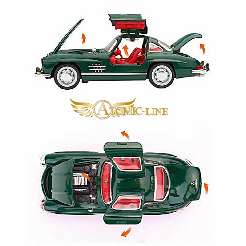 1954年 メルセデス ベンツ 300SL クーペ 1/32 ミニカー 全4色 ライト