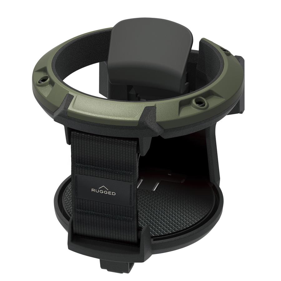 槌屋ヤック YAC RUGGED ドリンクホルダー PF361 モスグリーン