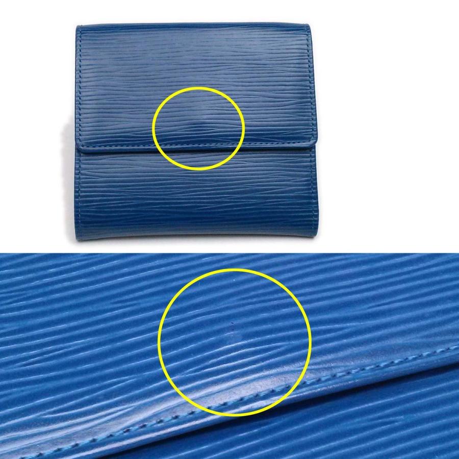 LOUIS VUITTON（ルイ・ヴィトン） 訳有【美品】ルイヴィトン エピ 青 W