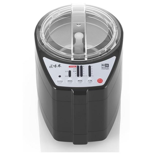 山本電気 精米機 家庭用 1〜5合 匠味米 MB-RC52B 黒 道場六三郎監修