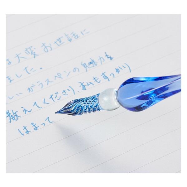 セキセイ アゾンガラスペン ラメ ブルー AX-8501-00 : XPRICE Yahoo!店