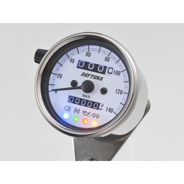 DAYTONA（デイトナ） D15639 機械式スピードメーター φ60 ホワイトLED