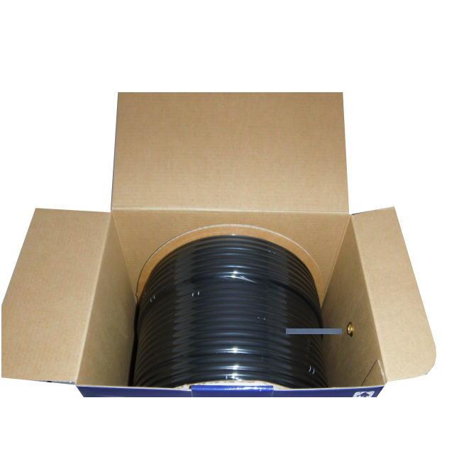 貝沼産業 ハイソフト 100m ブラック エアーチューブ 送料無料 管理80