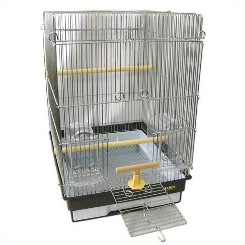 HOEI [送料無料] 鳥かご ケージ HOEI 35手のり ステンレス 底カラー