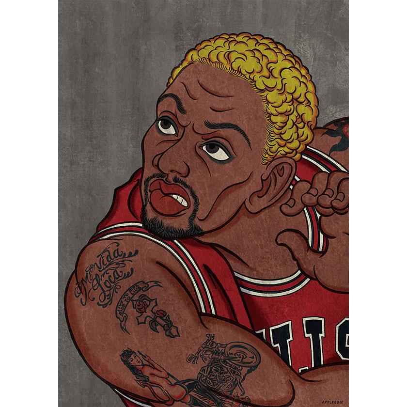 APPLEBUM（アップルバム） ポスター “WORM” 浮世絵 A1 Poster メンズ