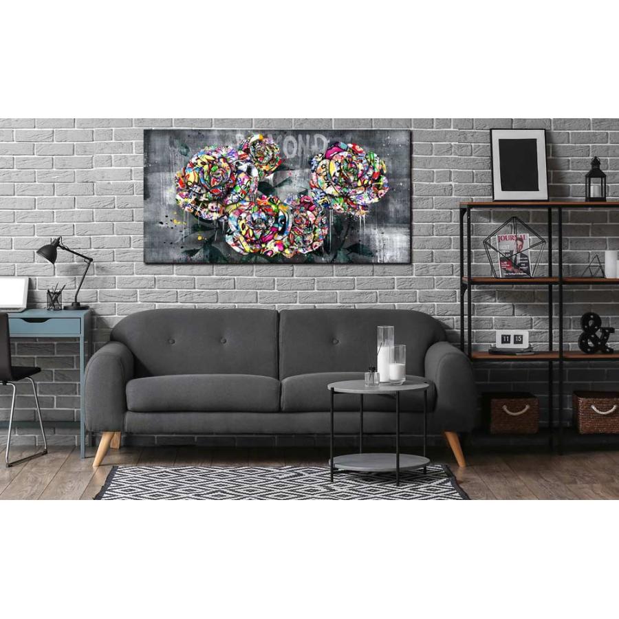 ARTJOY 5ROSES アートパネル 100cm 絵画 インテリア ポップアート