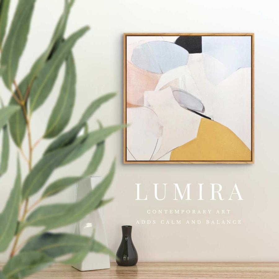 LUMIRA アートパネル 32cm 正方形 絵画 北欧 モダン シンプル