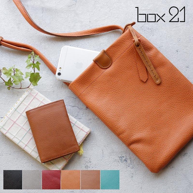 box21 マチなしショルダーバッグ ポーチ サコッシュ トラベルポーチ