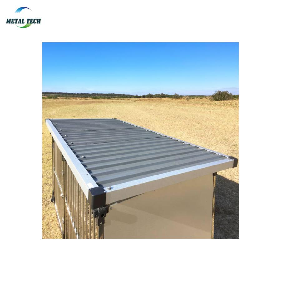 メタルテック ステンレス製 マルチ犬舎 幅191.5x奥行97x高さ117cm 犬