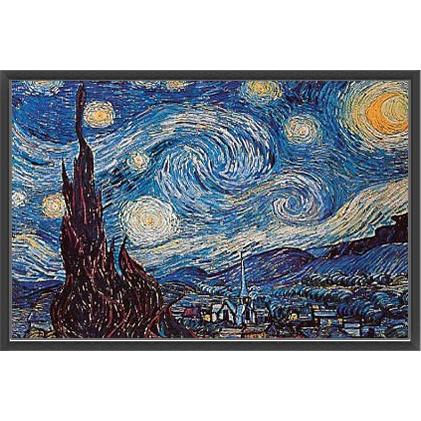 星月夜（フィンセント ファン ゴッホ） 額装品 ウッドベーシック