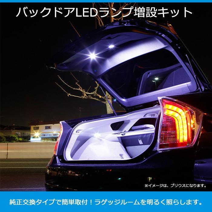 トヨタ プリウスα専用バックドアLEDランプ増設キットパネル左右2点