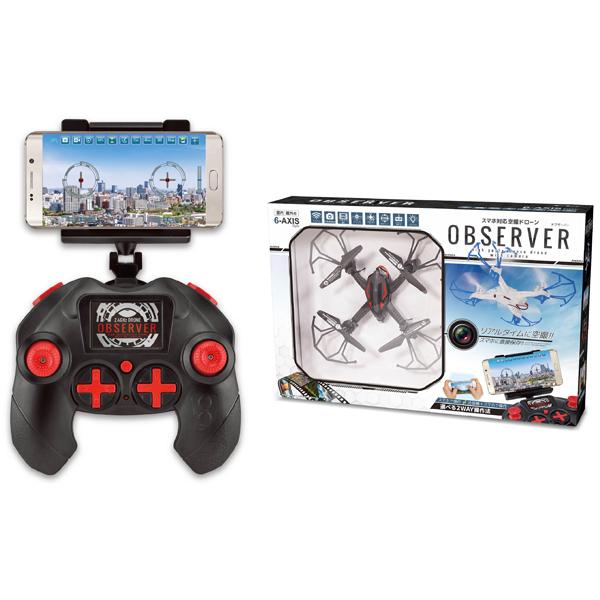 HAC（ハック） 空撮ドローン オブザーバー スマホ対応 カメラ付