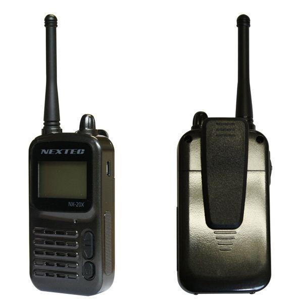 特定小電力トランシーバー 2台セット FMラジオ機能搭載 NX-20X