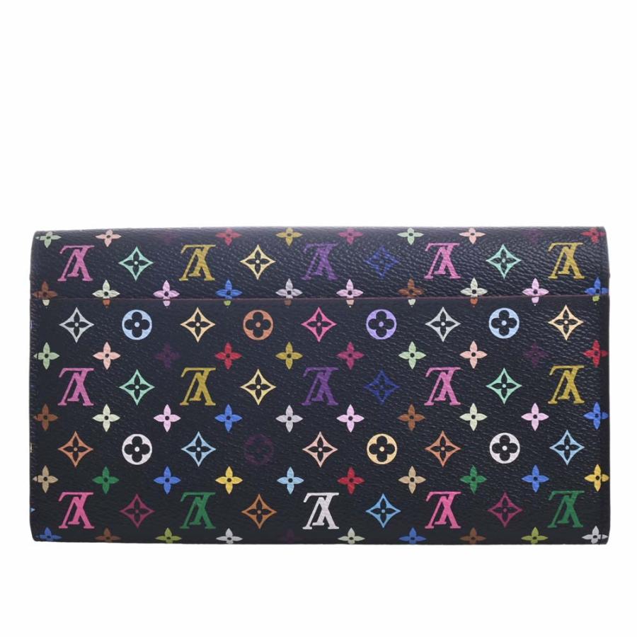 Louis Vuitton 二つ折り財布 ブラック/マルチカラー